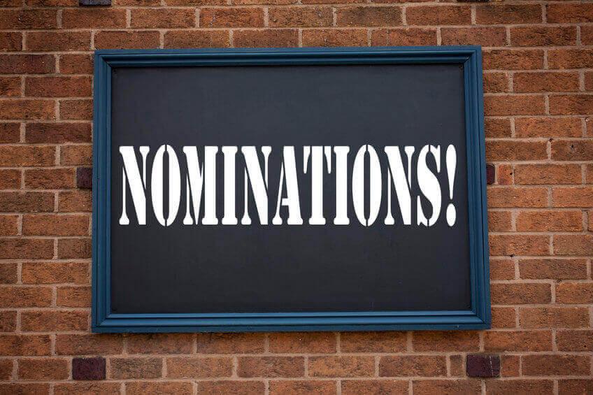 Nominations! sign