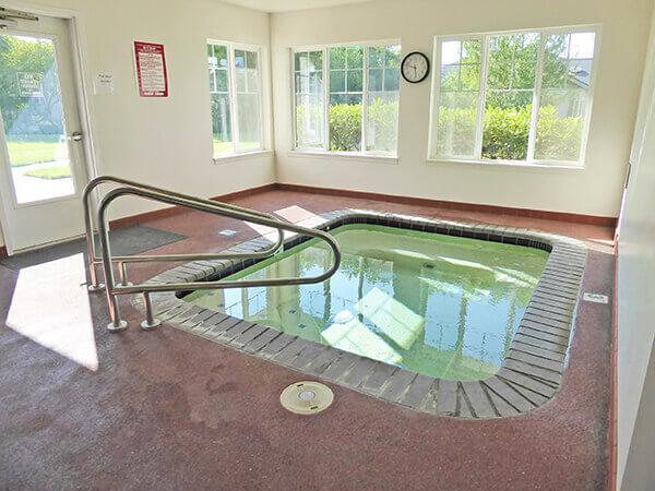 Indoor hot tub